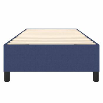 Boxspringbettgestell Blau 100x200 cm Stoff