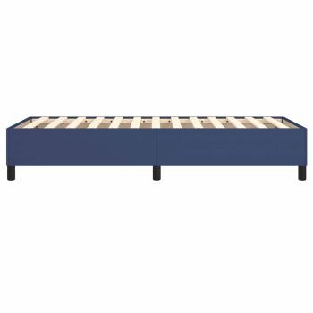 Boxspringbettgestell Blau 100x200 cm Stoff
