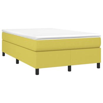 Boxspringbettgestell Grün 120x200 cm Stoff