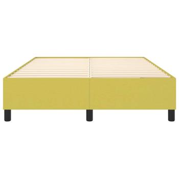 Boxspringbettgestell Grün 140x190 cm Stoff
