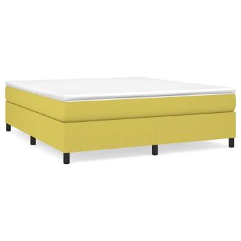 Boxspringbettgestell Grün 160x200 cm Stoff