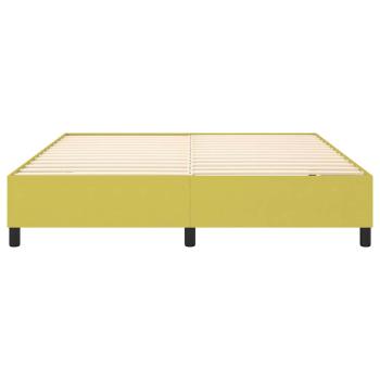 Boxspringbettgestell Grün 160x200 cm Stoff