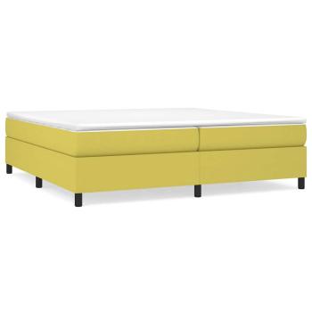 Boxspringbettgestell Grün 200x200 cm Stoff