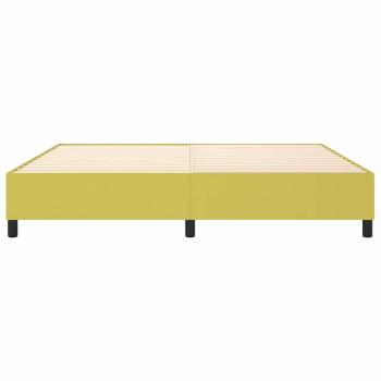 Boxspringbettgestell Grün 200x200 cm Stoff