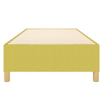 Boxspringbettgestell Grün 90x190 cm Stoff