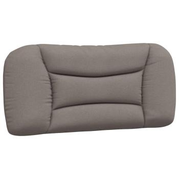 Bettgestell ohne Matratze "Hvar" Taupe 80x200 cm Stoff