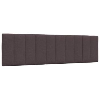 Bettgestell ohne Matratze "Hanko" Dunkelbraun 180x200 cm Stoff