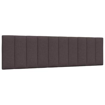 Bett mit Matratze "Hanko" Dunkelbraun 180x200 cm Stoff