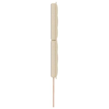 Kopfteil Creme Stoff