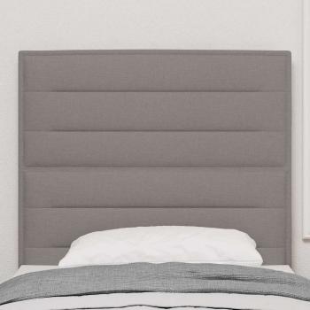 LED Kopfteil Taupe Stoff