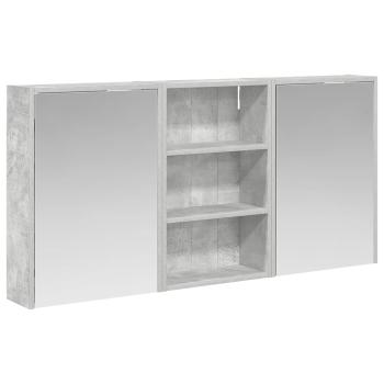 Badezimmerschrank-Set 3 stk. 126 x 16 x 62,5 cm Holzwerkstoff