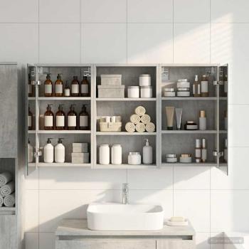 Badezimmerschrank-Set 3 stk. 126 x 16 x 62,5 cm Holzwerkstoff