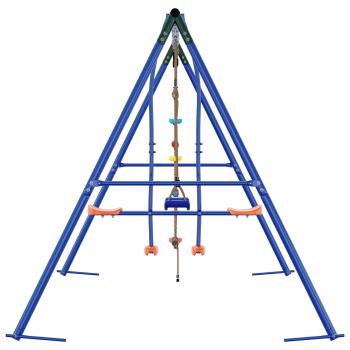Outdoor Schaukelset Mehrfarbig Stahl und PE