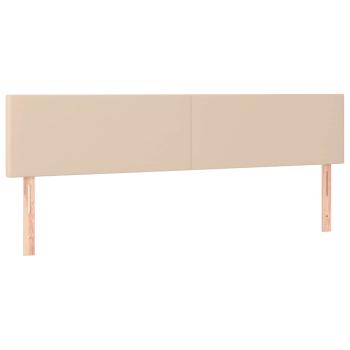 Kopfteile Cappuccino-Braun 160x5x78/88 cm Kunstleder