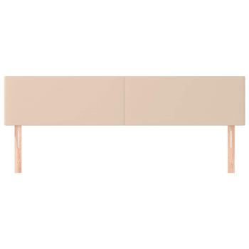 Kopfteile Cappuccino-Braun 160x5x78/88 cm Kunstleder