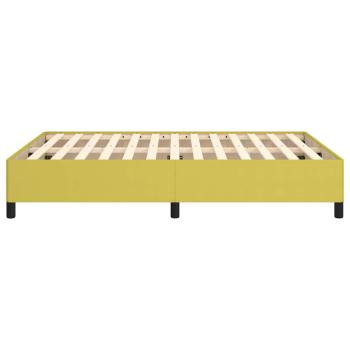 Bettgestell ohne Matratze Grün 140x200 cm Stoff