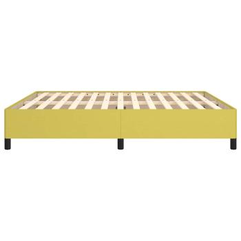Bettgestell ohne Matratze Grün 160x200 cm Stoff