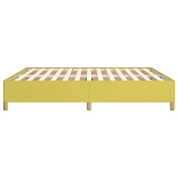 Bettgestell ohne Matratze Grün 180x200 cm Stoff