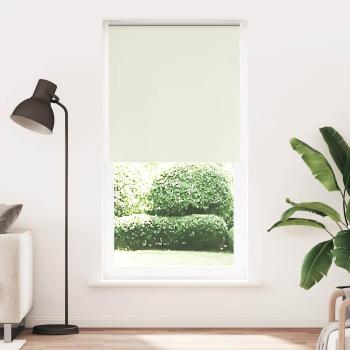 ARDEBO.de - Verdunkelungsrollo Cremeweiß 95x230cm Stoffbreite 90,7 cm