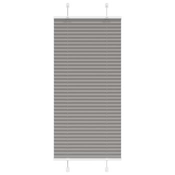 Plissee Anthrazit 65x100 cm Stoffbreite 64,4 cm Polyester