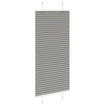 Plissee Anthrazit 65x100 cm Stoffbreite 64,4 cm Polyester