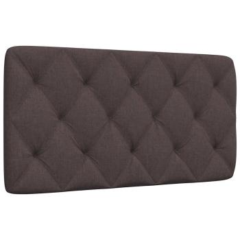 Kopfteil-Kissen Dunkelbraun 100 cm Stoff