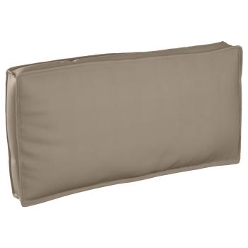 Kissen Oxford-Stoff Taupe 120 x 60 x 12 cm