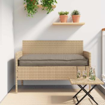 Kissen Oxford-Stoff Taupe 120 x 60 x 12 cm