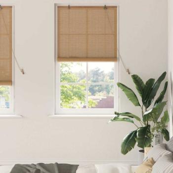 ARDEBO.de - Rollo Braun 80 x 220 cm Bambus
