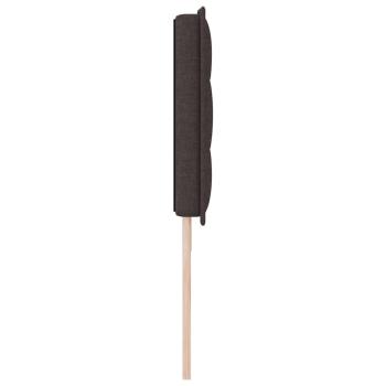 Kopfteil Dunkelbraun Stoff