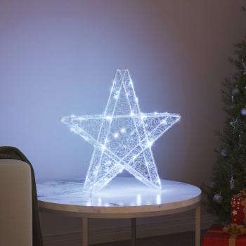3D Stern Kaltweiß 55 x 53.5 x 10 cm Acryl 50 LEDs