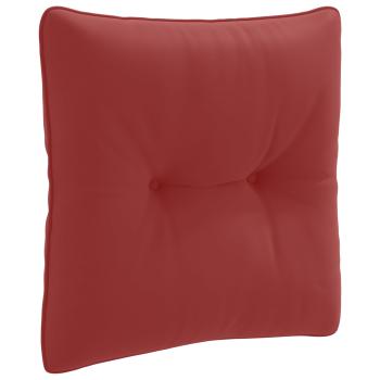 R Rückenkissen PUTTEN 100 % Polyester Weinrot 40 x 40 x 10 cm