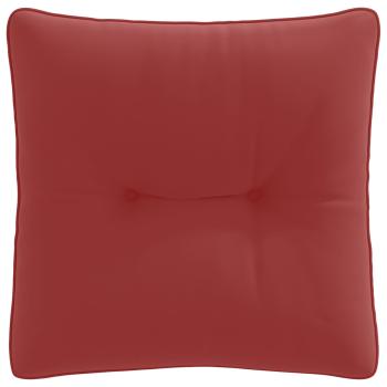 R Rückenkissen PUTTEN 100 % Polyester Weinrot 40 x 40 x 10 cm