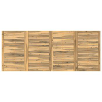Gartenbar-Tisch NAARDEN Weiß gewaschen 196 x 80,5 x 105 cm