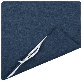 Kissen mit Kissen HEERLEN 6 Stk. Blau Stoff