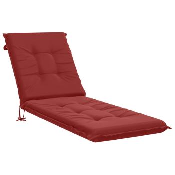 Sonnenliege Kissen GEMERT 100 % Polyester Weinrot