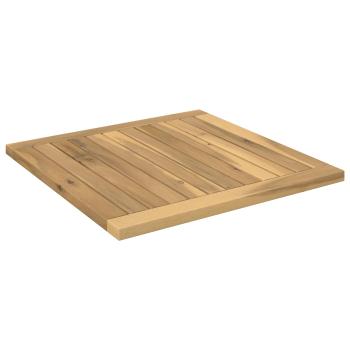 Tischplatte 48,5 x 49 x 2 cm Rechteckig Massives Akazienholz