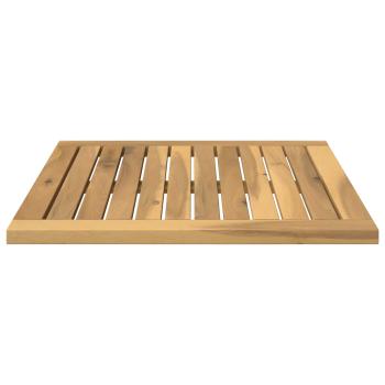 Tischplatte 48,5 x 49 x 2 cm Rechteckig Massives Akazienholz
