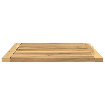 Tischplatte 48,5 x 49 x 2 cm Rechteckig Massives Akazienholz