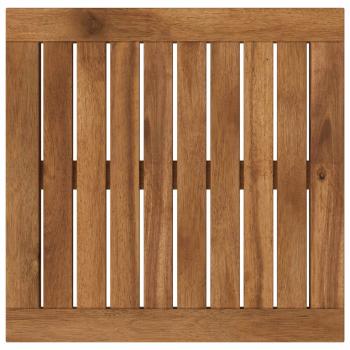 Tischplatte 40,5 x 40 x 2 cm Rechtwinklig Massives Akazienholz