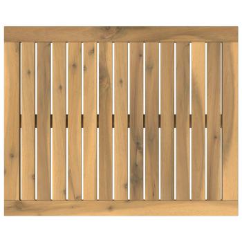 Tischplatte 60,5 x 49 x 2 cm Rechteckig Massives Akazienholz