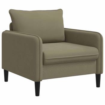 XL-Sessel Khaki Samt