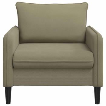 XL-Sessel Khaki Samt