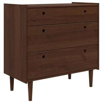 Kommode BILBAO Dunkelkaramell 90 x 45 x 89 cm