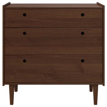 Kommode BILBAO Dunkelkaramell 90 x 45 x 89 cm