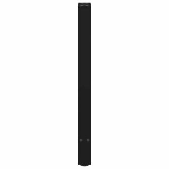 Konsolentischbeine Schwarz 2 Stk. 38x(72-73) cm Stahl