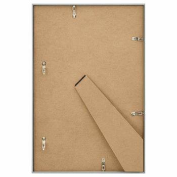 Bilderrahmen Collage 3 Stk. f?r Tisch Silbern 21x29,7 cm MDF