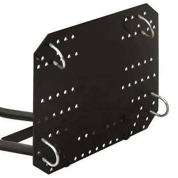 Schneepflug zur ATV-Montage Schwarz 115x38 cm