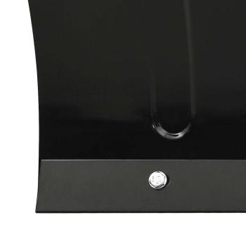 Schneeschild f?r Gabelstapler 150x38 cm Schwarz