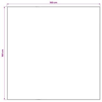Teppich ORIZ Mehrfarbig 160 x 160 cm 100% Polyester
